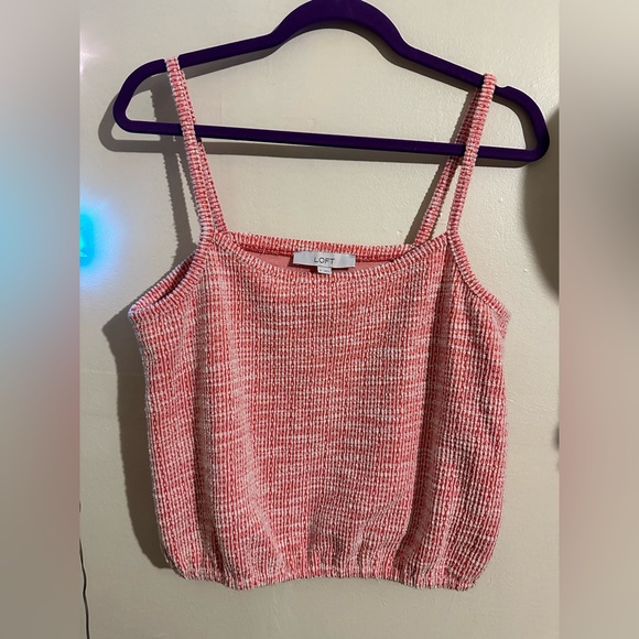 🌟$5 EUC! LOFT Boucle Sweater Cami Sleeveless Top. - Picture 4 of 8